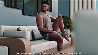 Virtual ride turns into wild gay banging