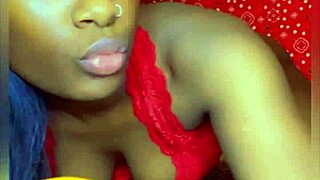 Sexy Slim Thick Ebony Queen Shows Off Her Body.