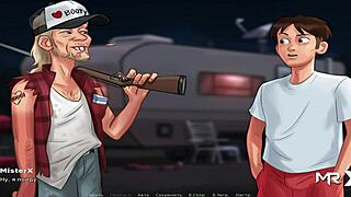 Come and fuck me in Summertime Saga episode 3 9