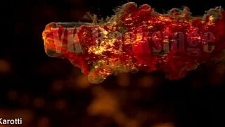 Tea Mint in wild 5on1 uncensored anal orgy backstage at VK