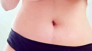 i gots hot massage on big cowboy boobs in black bikini