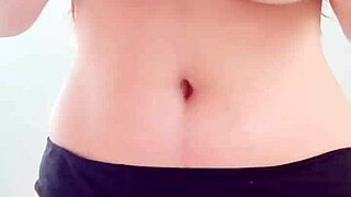 i gots hot massage on big cowboy boobs in black bikini