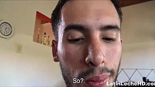 Young Latino Twink Has First Gay Sex With Stranger For Cash