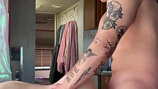 Hot guy fucks his life size toy since girl wasn't home