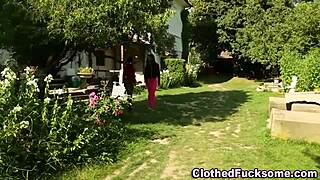 Hey, these lesbo strapon glam sluts are getting wild with classy vibes!