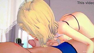 Gwen's sweaty workout session ends with a wet outfit change