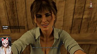 Artemis Plays Adult VN, Riding and Getting Cum in Mouth