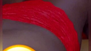 Sexy Slim Thick Ebony Queen Shows Off Her Body.