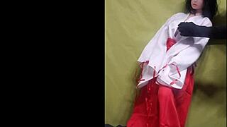 Messing around with a Japanese shrine maiden, such a sin