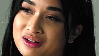 asian milf with perfect body avery black masturbates softly