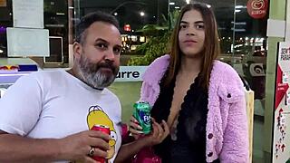 i couldn't hold back and wanted to fuck this brunette on halloween in the bgs 2022 car with ted's ride - ma santos official - mr matusalem - binho ted