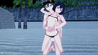 noelle silva and secre swallowtail nero and asta intense sex