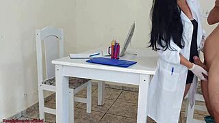 Doutora Jennyfer Resolves Erection Problem During Outdoor Exam with Monster Cock 😈