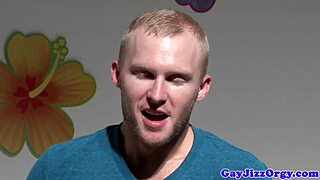 Ever seen a gay hunk tagteamed in a wild orgy?