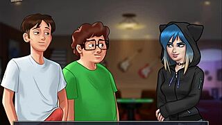 Exploring summertime saga in episode 159 with amateur characters