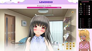 Vtuber Lewdneko Plays Love Cubed Part 9 With Moaning