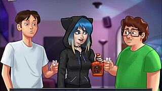 Exploring summertime saga in episode 159 with amateur characters