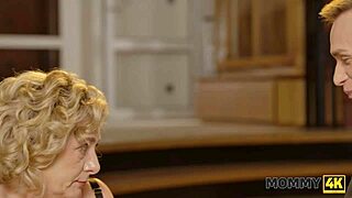 Her proposal leads to mature seduction in stockings