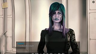 mature curvy woman feels pleasure