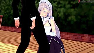 Belfast invites to lunch and watch Azur Lane full movie on FantasyKing3