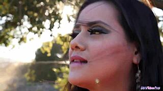 Does Stockinged Milf Babe Crave Outdoor Dick?