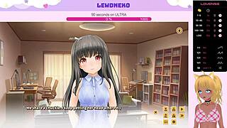 Vtuber Lewdneko Plays Love Cubed Part 9 With Moaning