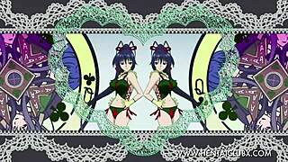 anime belly dancers teasing with seductive moves and charm