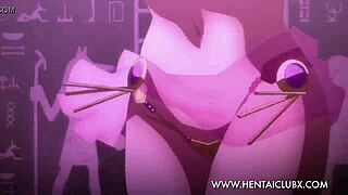 anime belly dancers teasing with seductive moves and charm