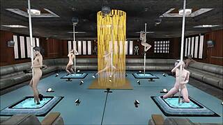 fallout 4 multi pole dance with sexy anime hentai vibes 😍
