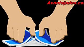 Gay Animated Card Game Action