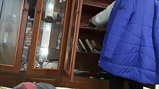 while my classmate searched for a book, i fingered my hairy pussy to orgasm under the covers 😏