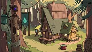 Wendy hypnotized into anal fisting and creampie in Gravity Falls hentai parody