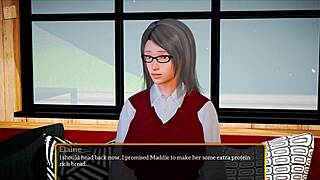 Redhead With Small Tits Joins Family