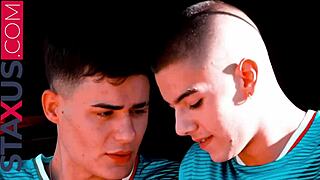 Staxus My Colleague Cant Resist The Exhilaration After Training!