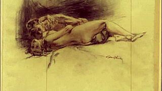 vintage erotic drawings, so old school