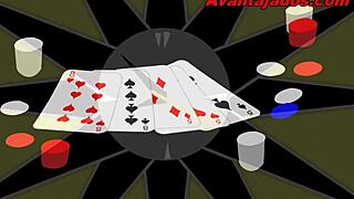 Gay Animated Card Game Action