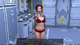 Stranded in space with a big tits MILF who wants to talk or more?