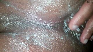 Shemale milf craves big toys for tight ass play.