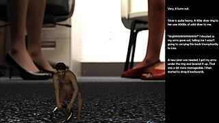 3D animated sex comic with an anime theme