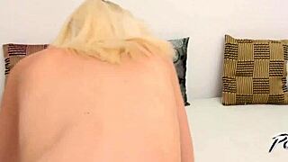 blonde teen has her first audition with spread legs