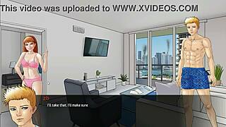 Hot Damn, Red-Haired Lady Bangs in ZB Hentai Game!