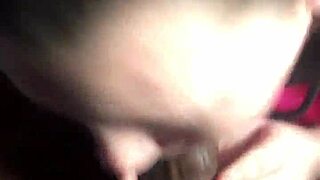 when cecee gives sloppy blowjob and swallows