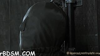 gagged and tied up angel, her clits gratified in rough contest