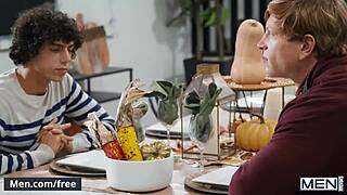 Friendsgiving Meeting With Nate Grimes And His Friends Ends Up In A Wild Raw Fucking Gay Party - Men!