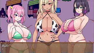 gozando nos peitos das três garotas gostosas da ilha - hypnotized uncle and big tits gal - 2 2 😍