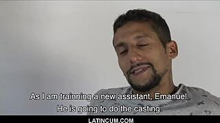 latincum com - amateur straight latin stud rocco gay for pay fuck