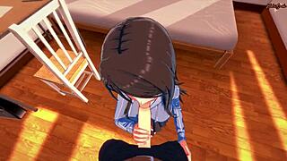 Mika gets pov facial then doggystyle! 😍