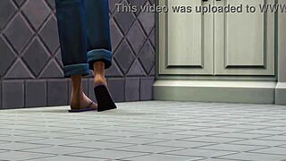 In Hentai Story, She Cheats on Husband with Blowjobs