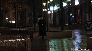 Fat Amateur Emma Flashes Nude Outdoors in Wild Public Display