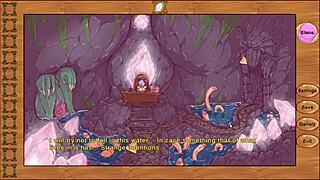 weird goddess in cute outfit saves world in magic dorm game.